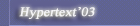 <<<Hypertext 20>>>
